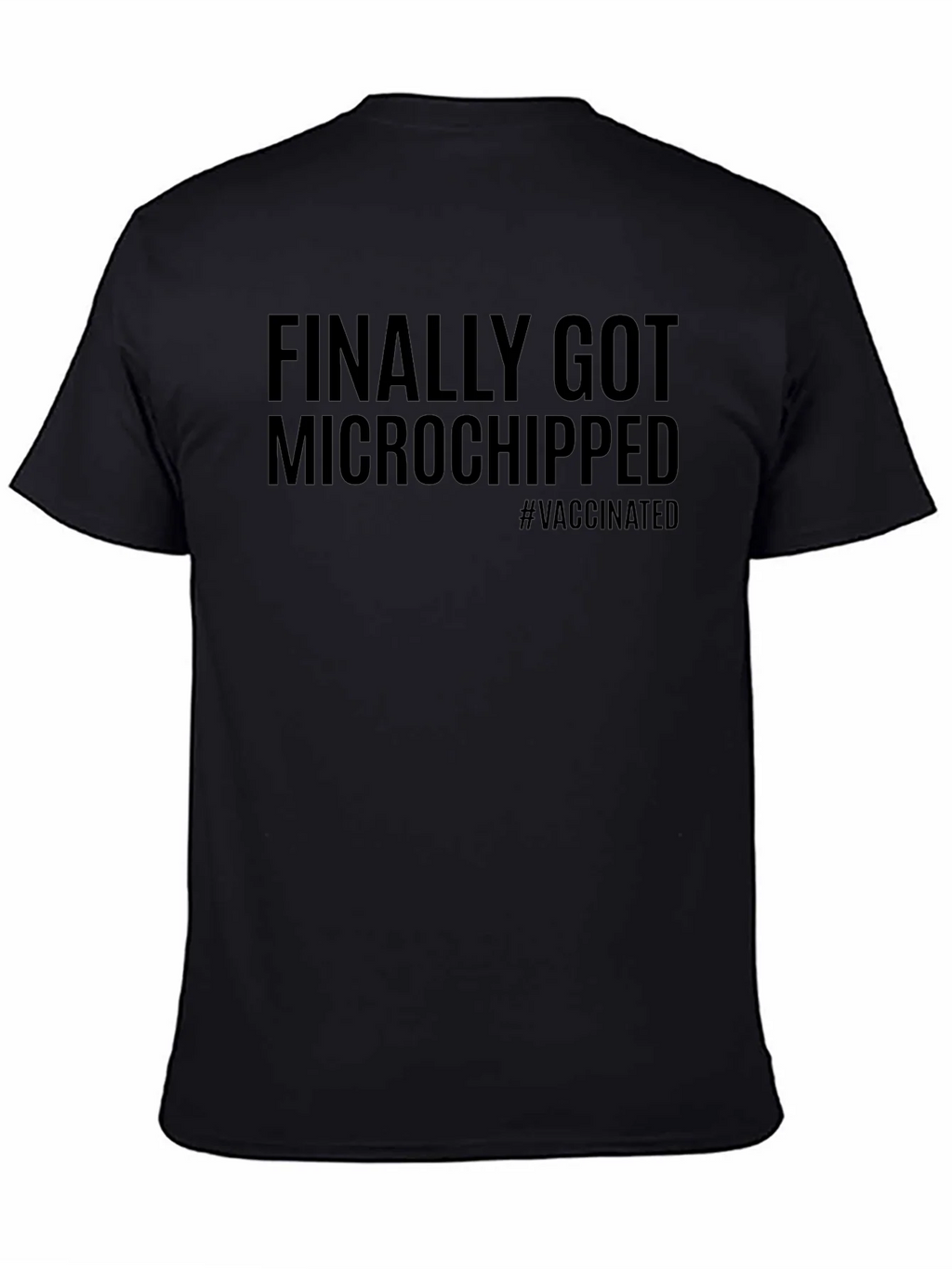 Finally Got Microchipped T-Shirt - Funny Vaccine Tee product image 4