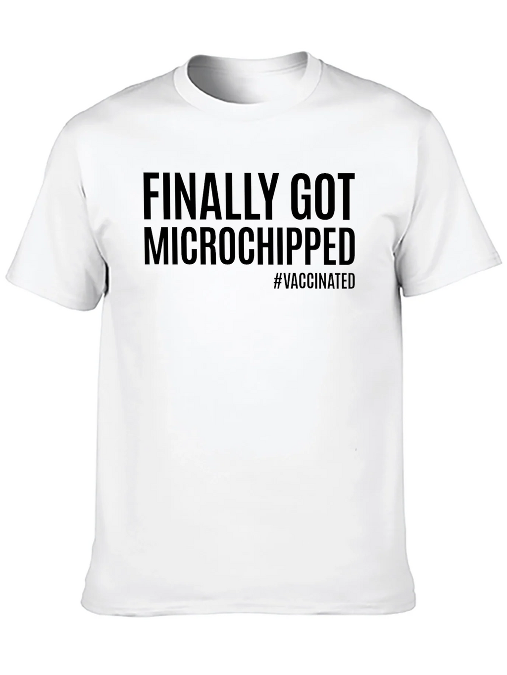 Finally Got Microchipped T-Shirt - Funny Vaccine Tee product image 9