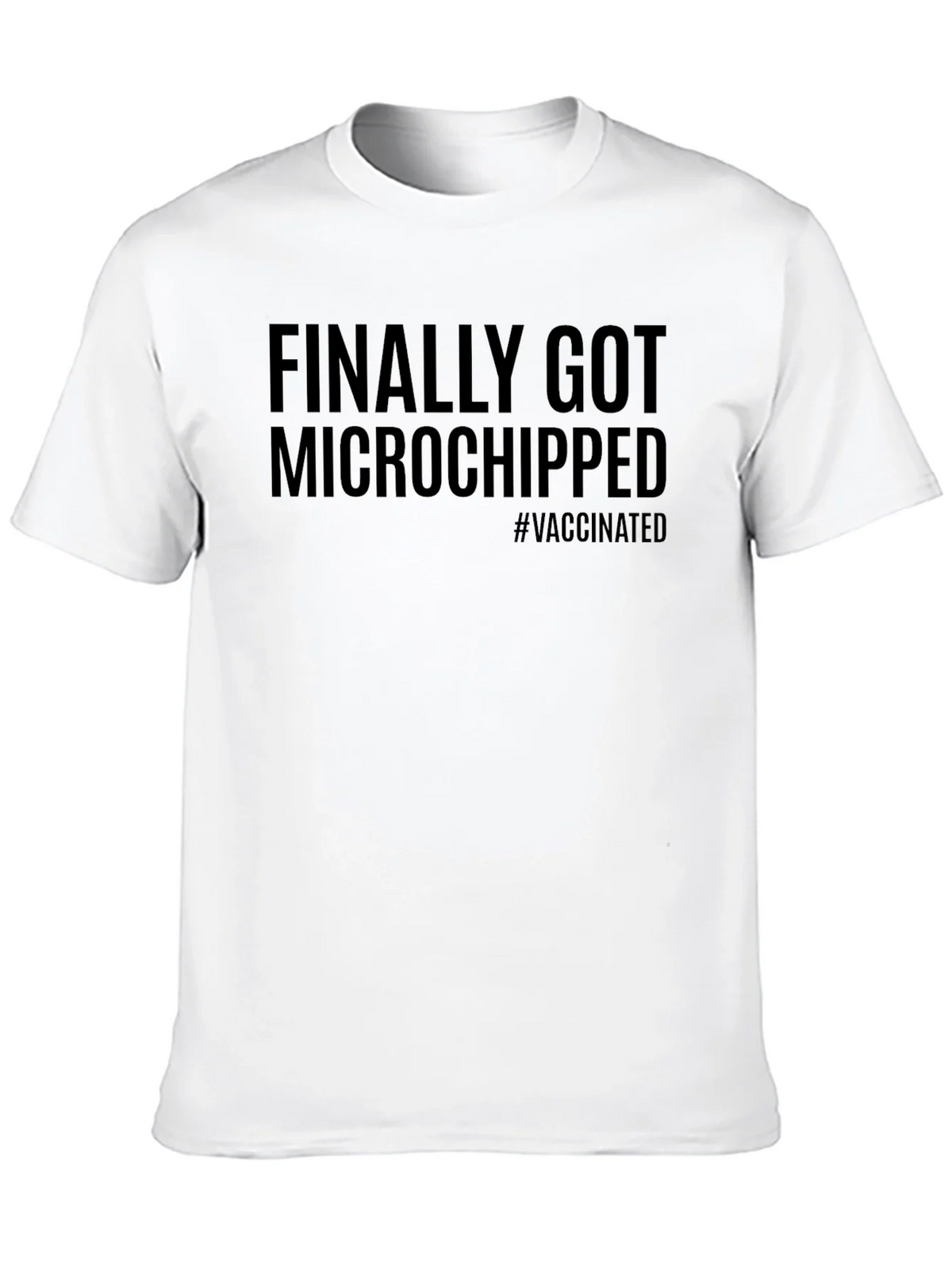 Finally Got Microchipped T-Shirt - Funny Vaccine Tee product image 9