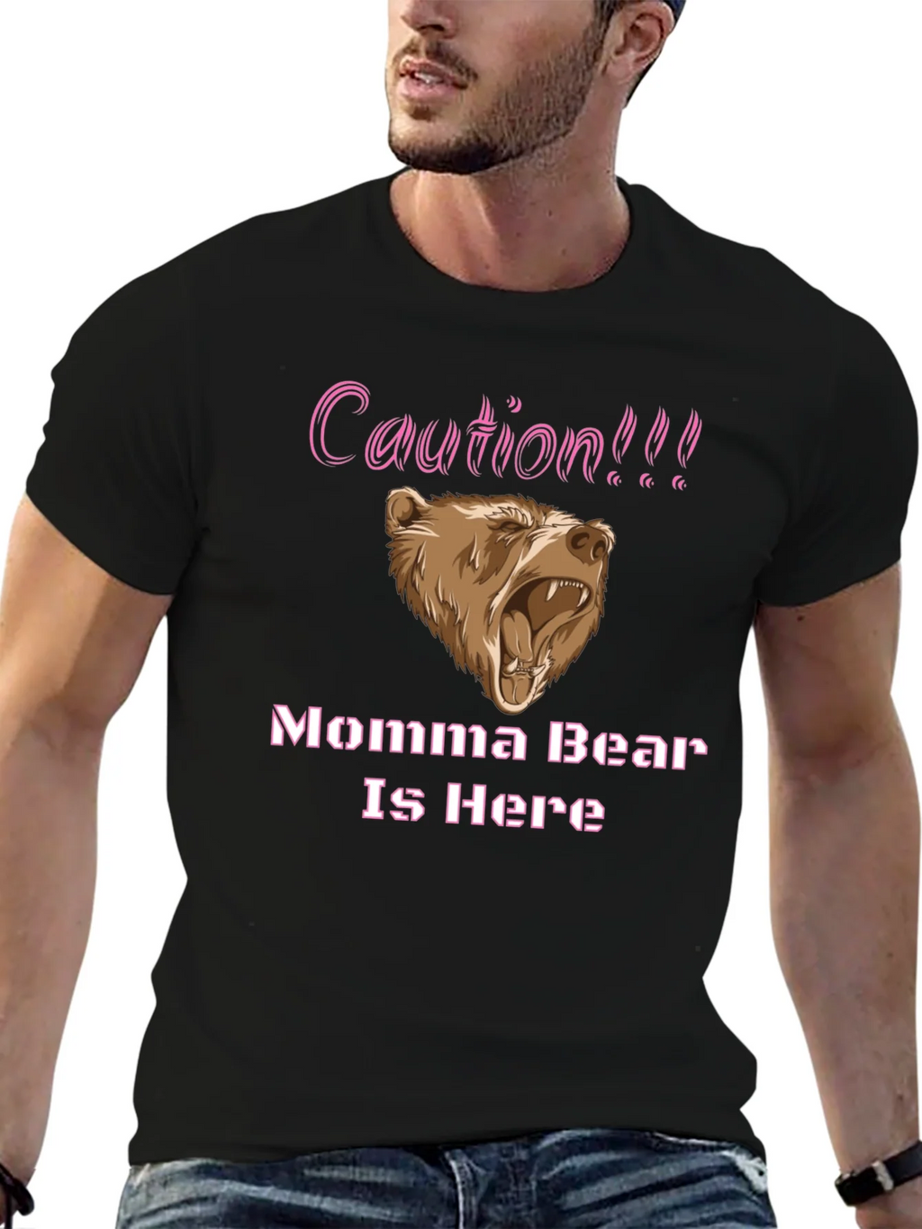 Caution Momma Bear T-Shirt product image 6