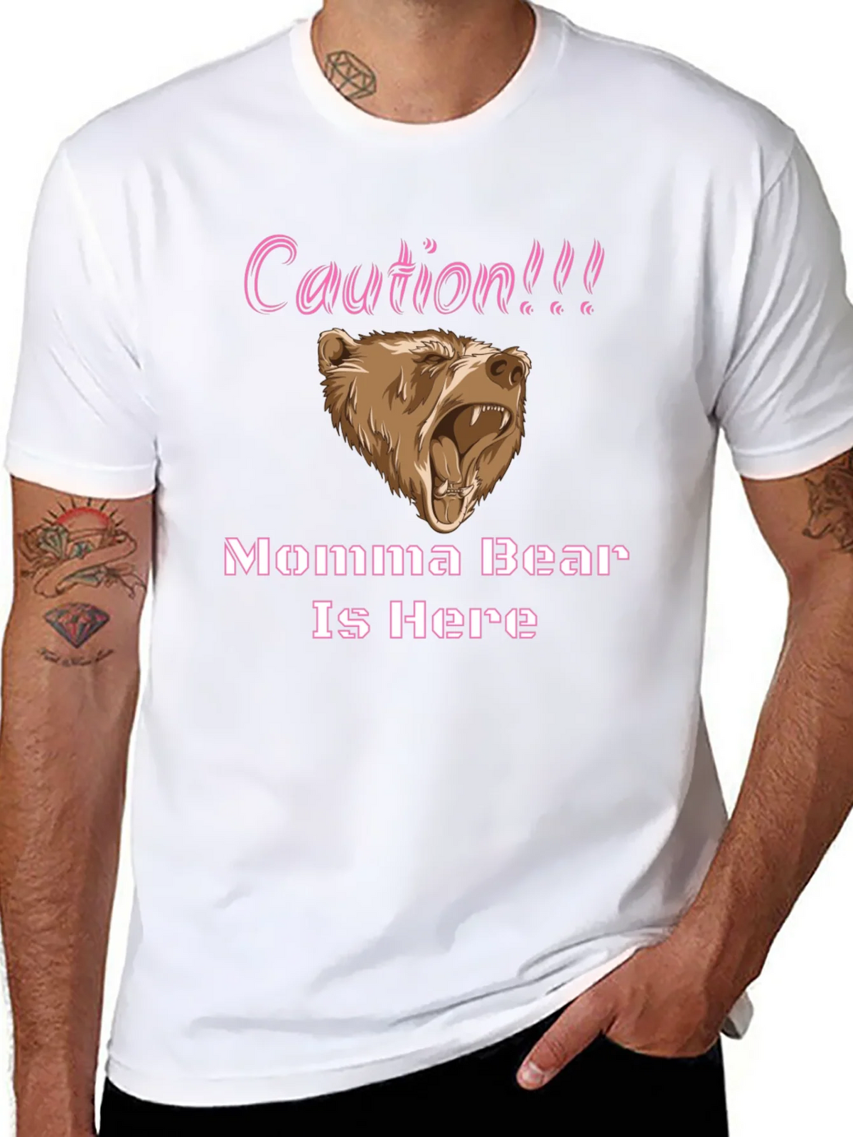 Caution Momma Bear T-Shirt product image 7