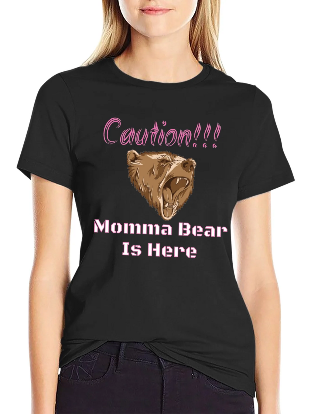 Caution Momma Bear T-Shirt product image 2