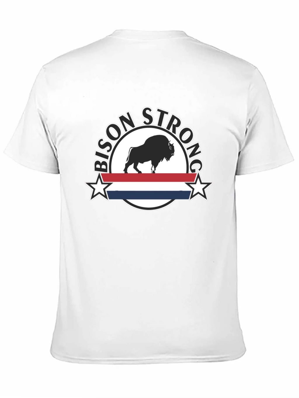 Bison Strong Graphic Tee - Black Unisex T-Shirt product image 10