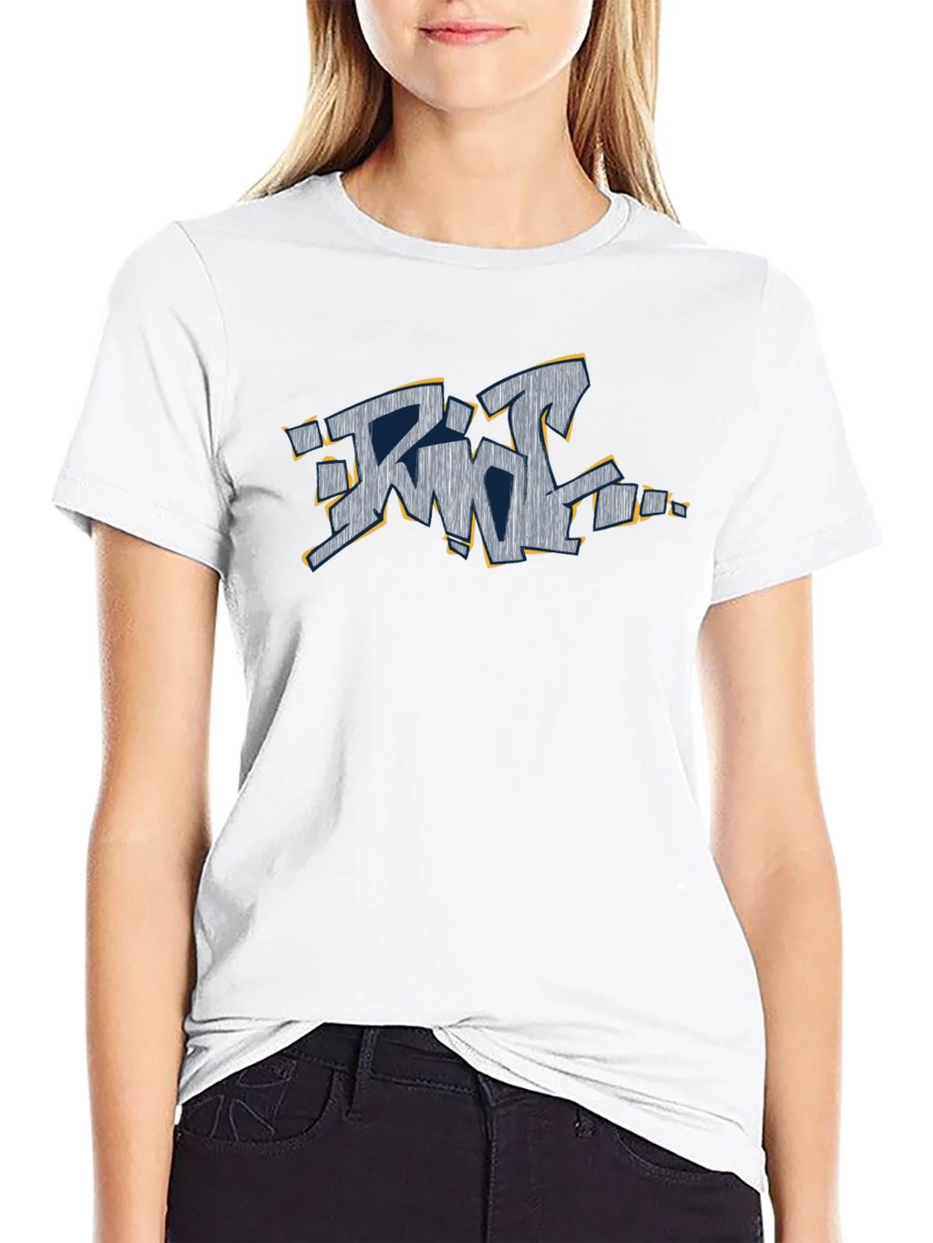 Graffiti Style Graphic T-Shirt - Black product image 8