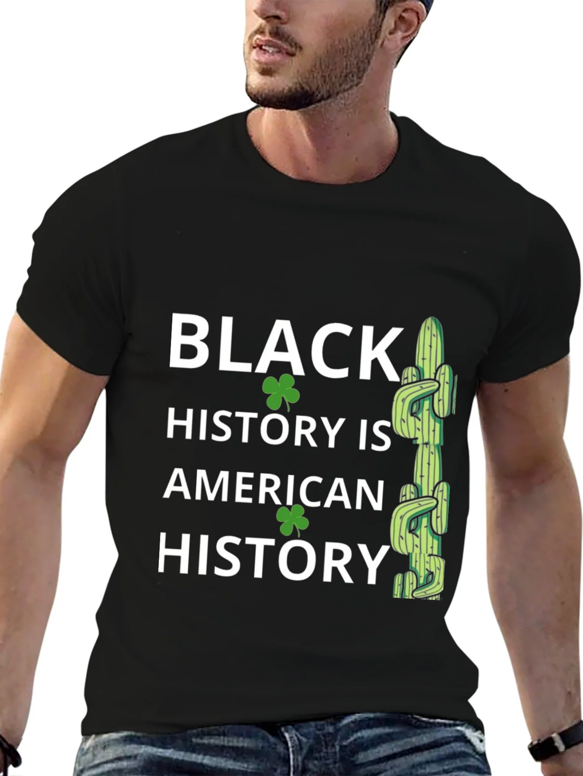 Black History is American T-Shirt product image 4
