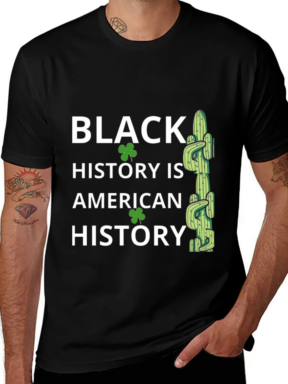 Black History is American T-Shirt product image 1