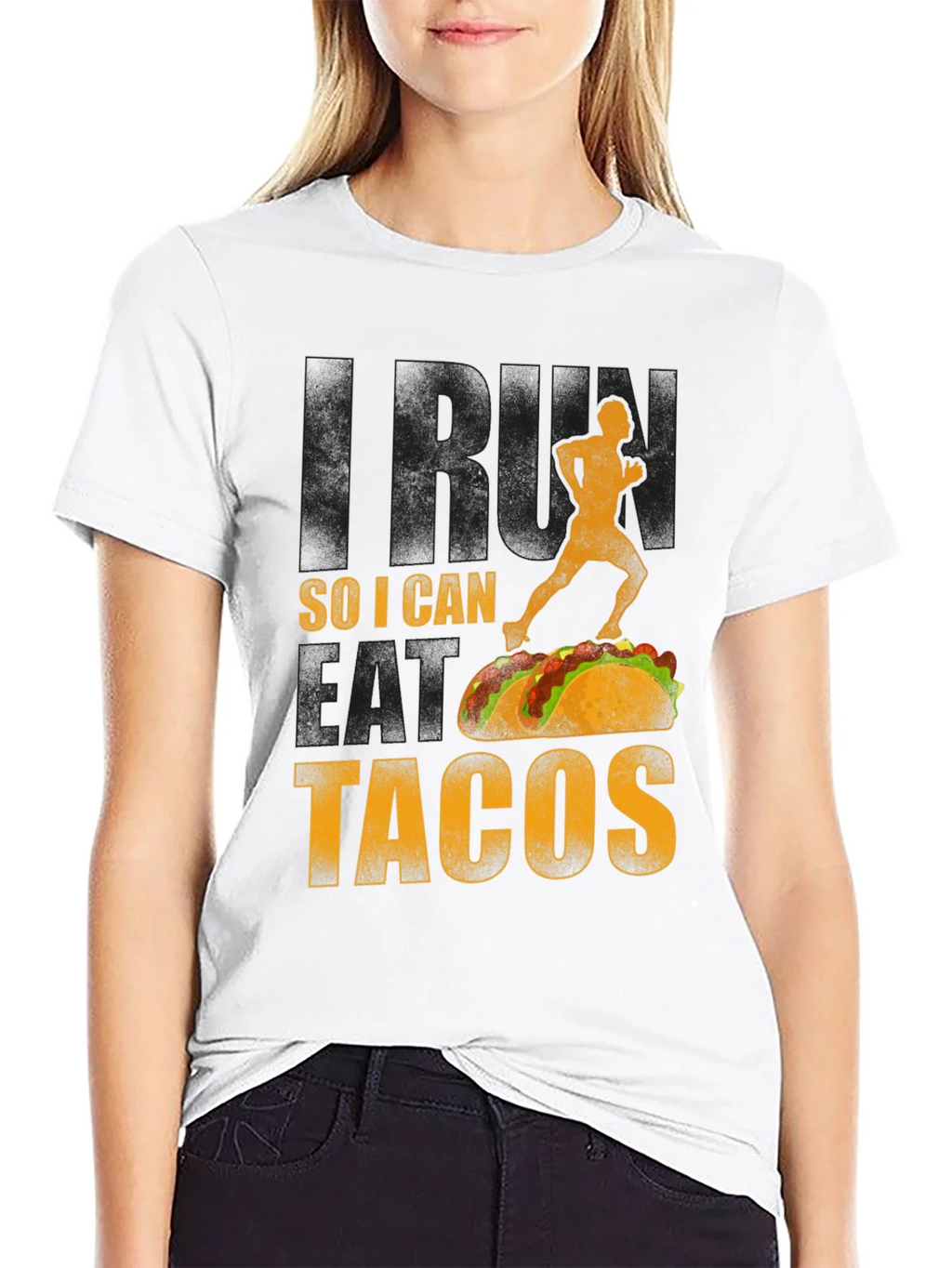 Run For Tacos Graphic Tee - Funny Foodie Shirt product image 8