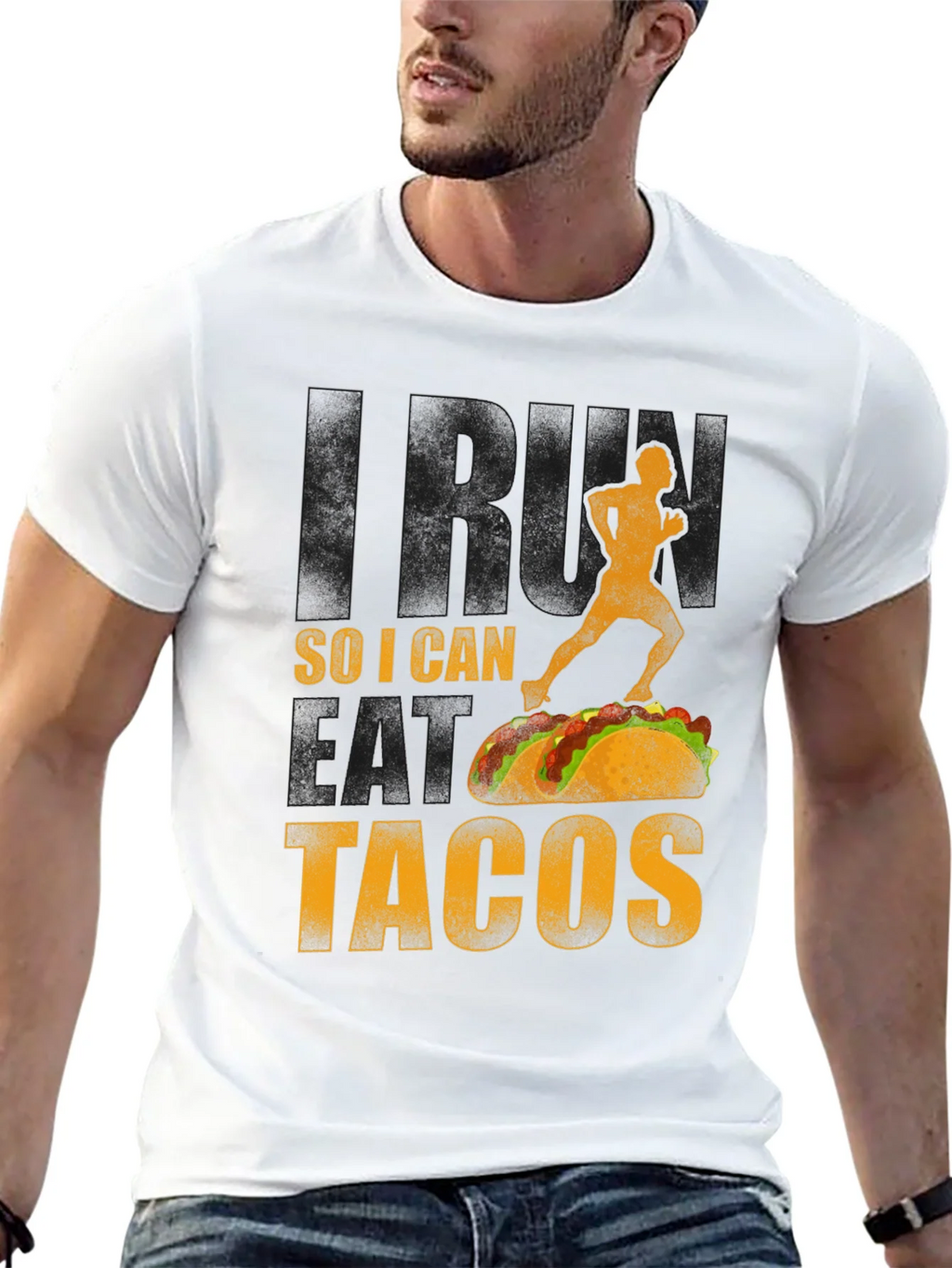Run For Tacos Graphic Tee - Funny Foodie Shirt product image 11