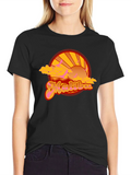 Retro Malibu Graphic Tee - Black Short Sleeve Shirt product image 1