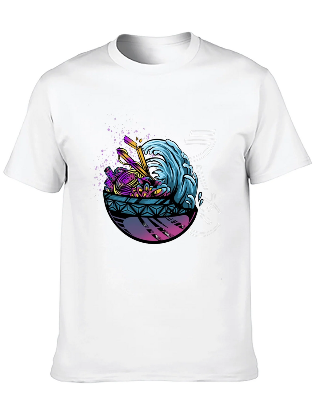 Ramen Wave Graphic Tee - Unique Design Soft Fabric product image 5