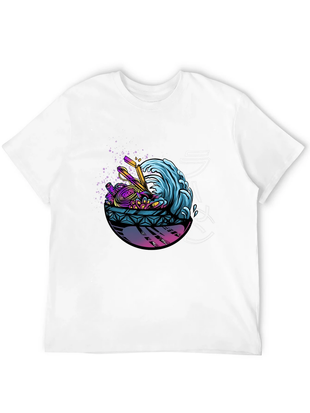 Ramen Wave Graphic Tee - Unique Design Soft Fabric product image 6