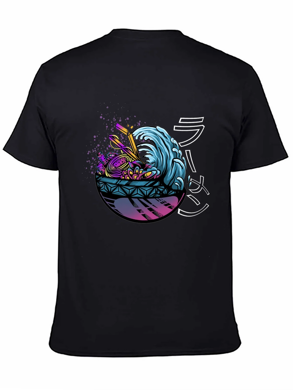 Ramen Wave Graphic Tee - Unique Design Soft Fabric product image 1