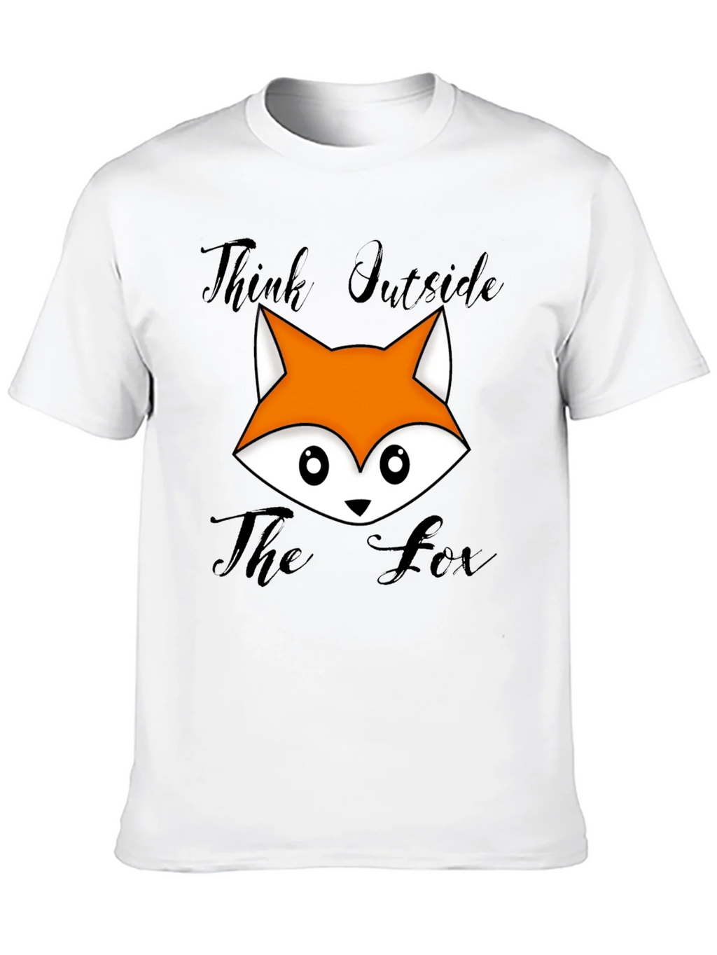Think Outside The Fox Graphic T-Shirt - Black product image 9