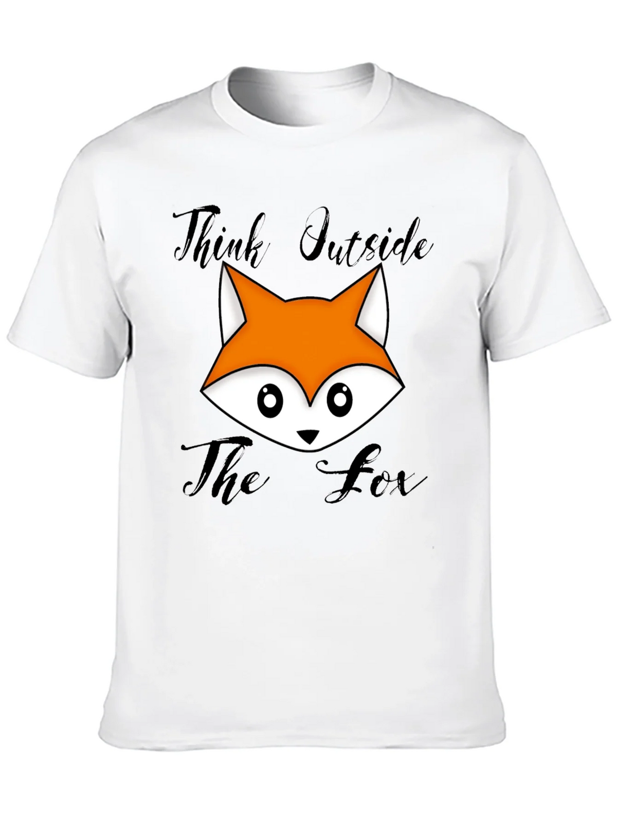 Think Outside The Fox Graphic T-Shirt - Black product image 9