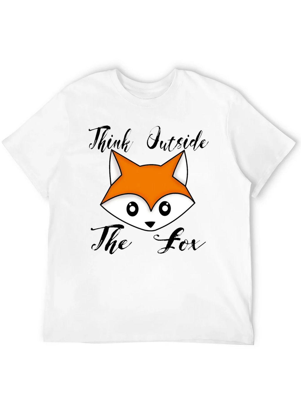 Think Outside The Fox Graphic T-Shirt - Black product image 11