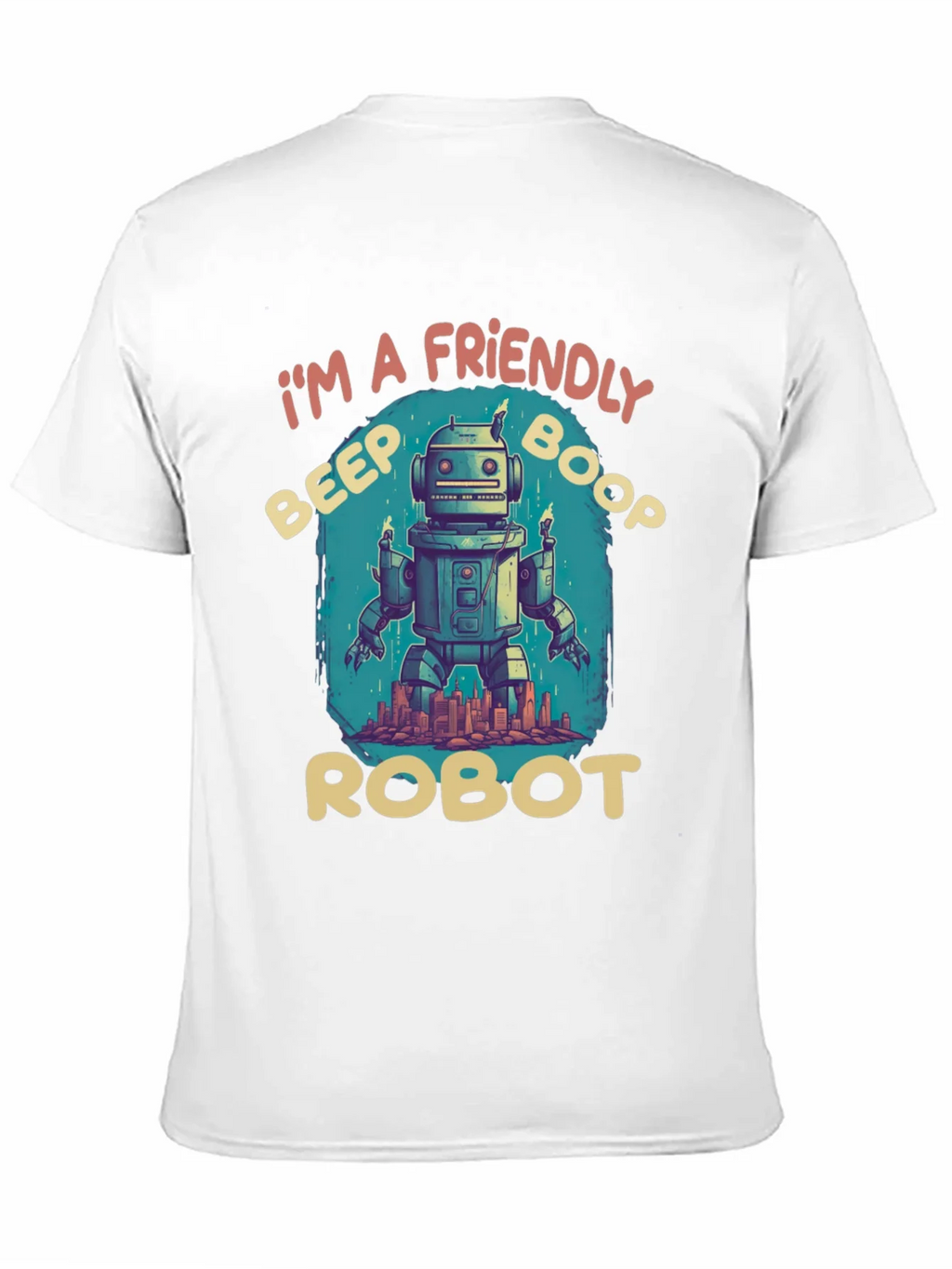 Friendly Robot T-Shirt: Beep Boop Style product image 7