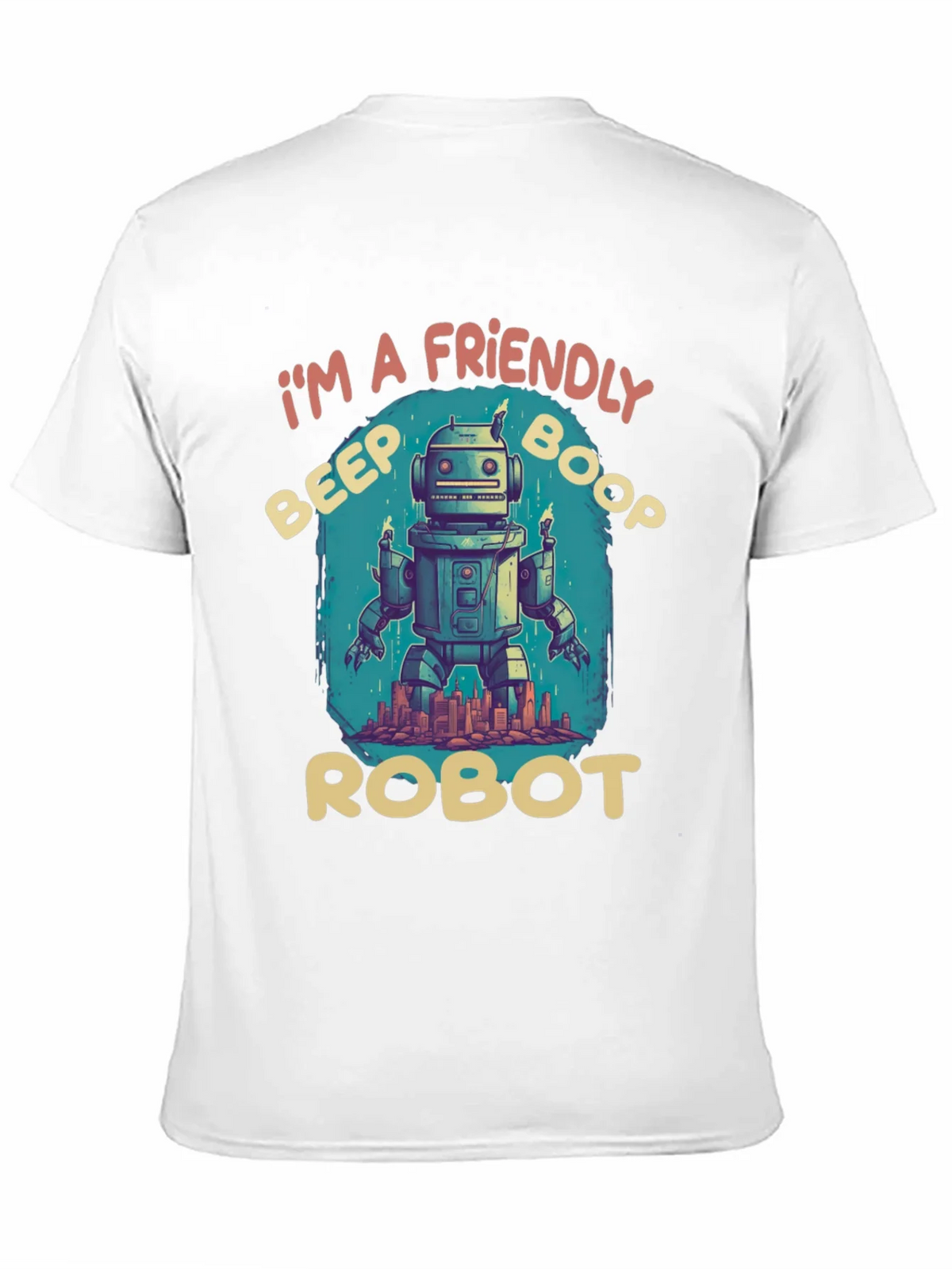 Friendly Robot T-Shirt: Beep Boop Style product image 7