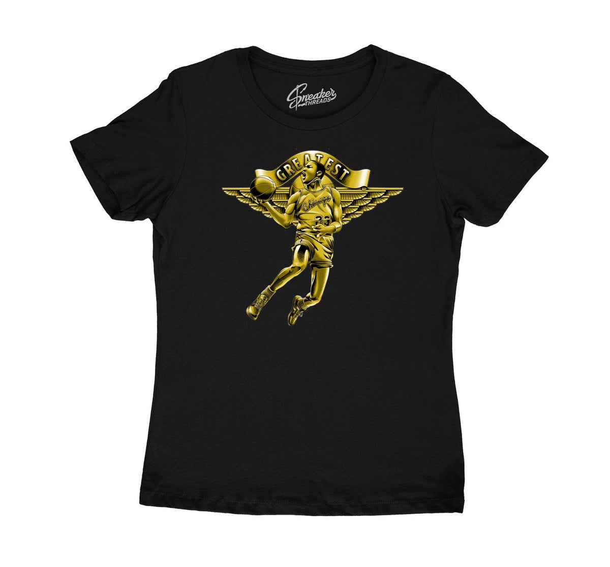 Womens - Gold Glitter 13 Greatest Shirt