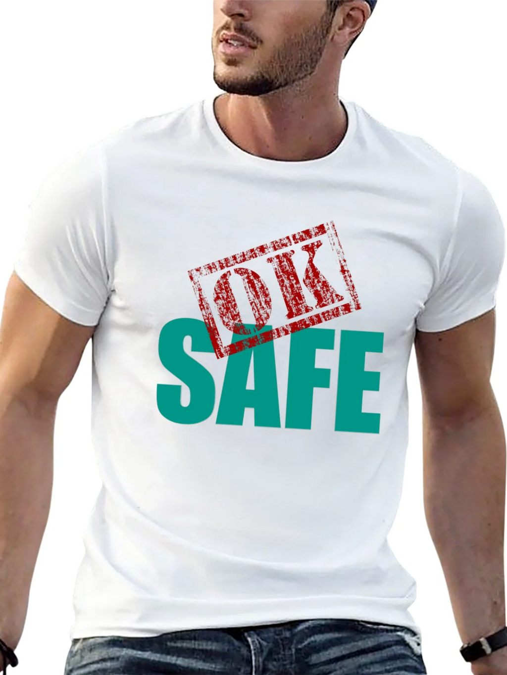 OK Safe Graphic Tee - Black product image 10