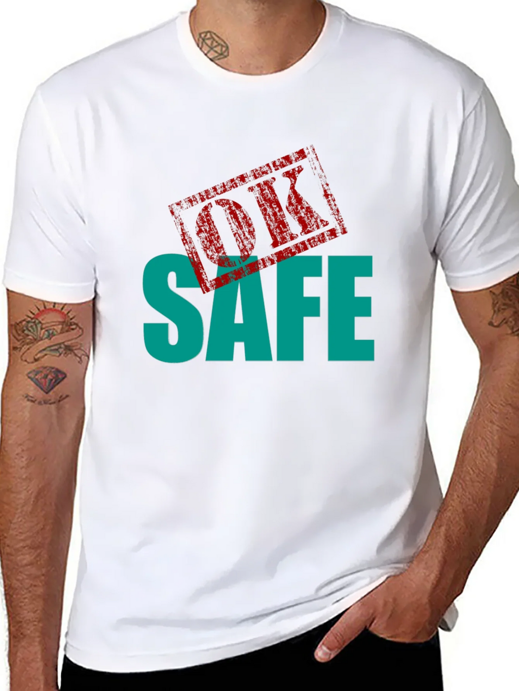 OK Safe Graphic Tee - Black product image 6