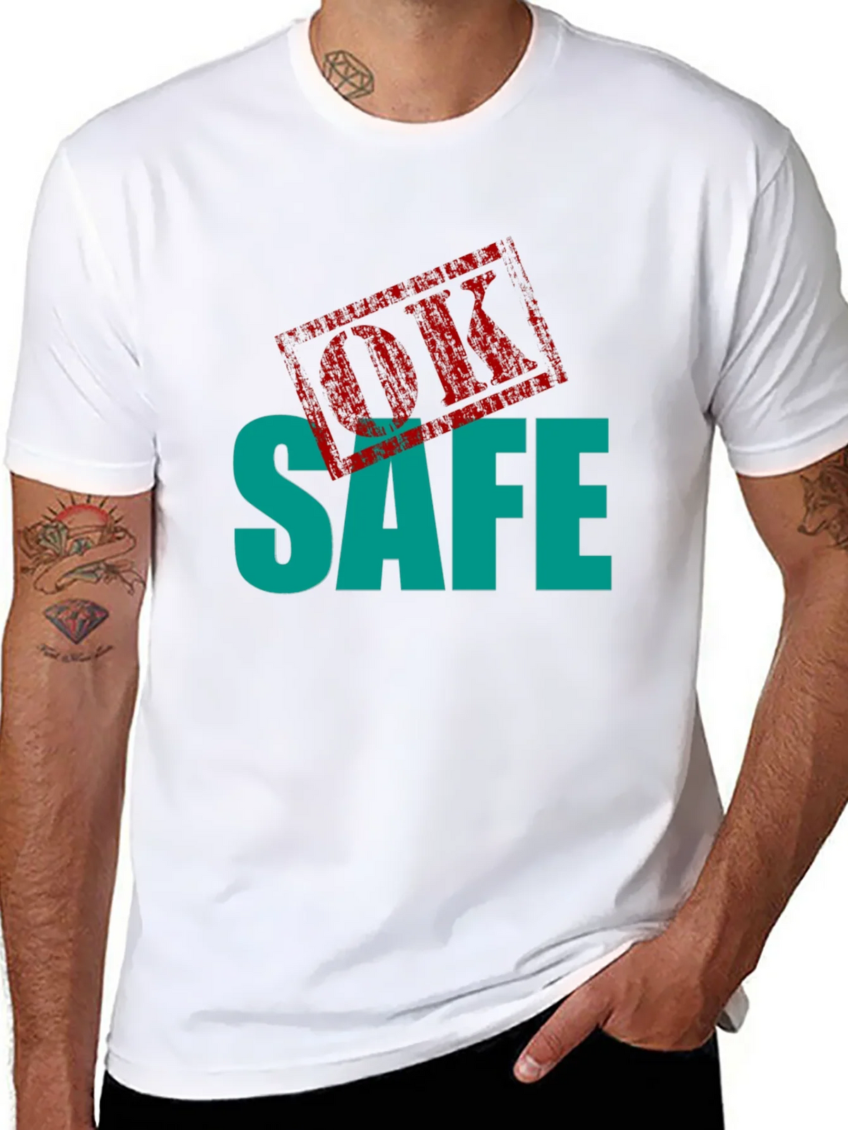OK Safe Graphic Tee - Black product image 6