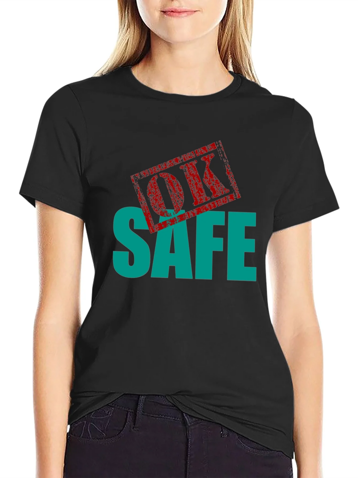 OK Safe Graphic Tee - Black product image 2