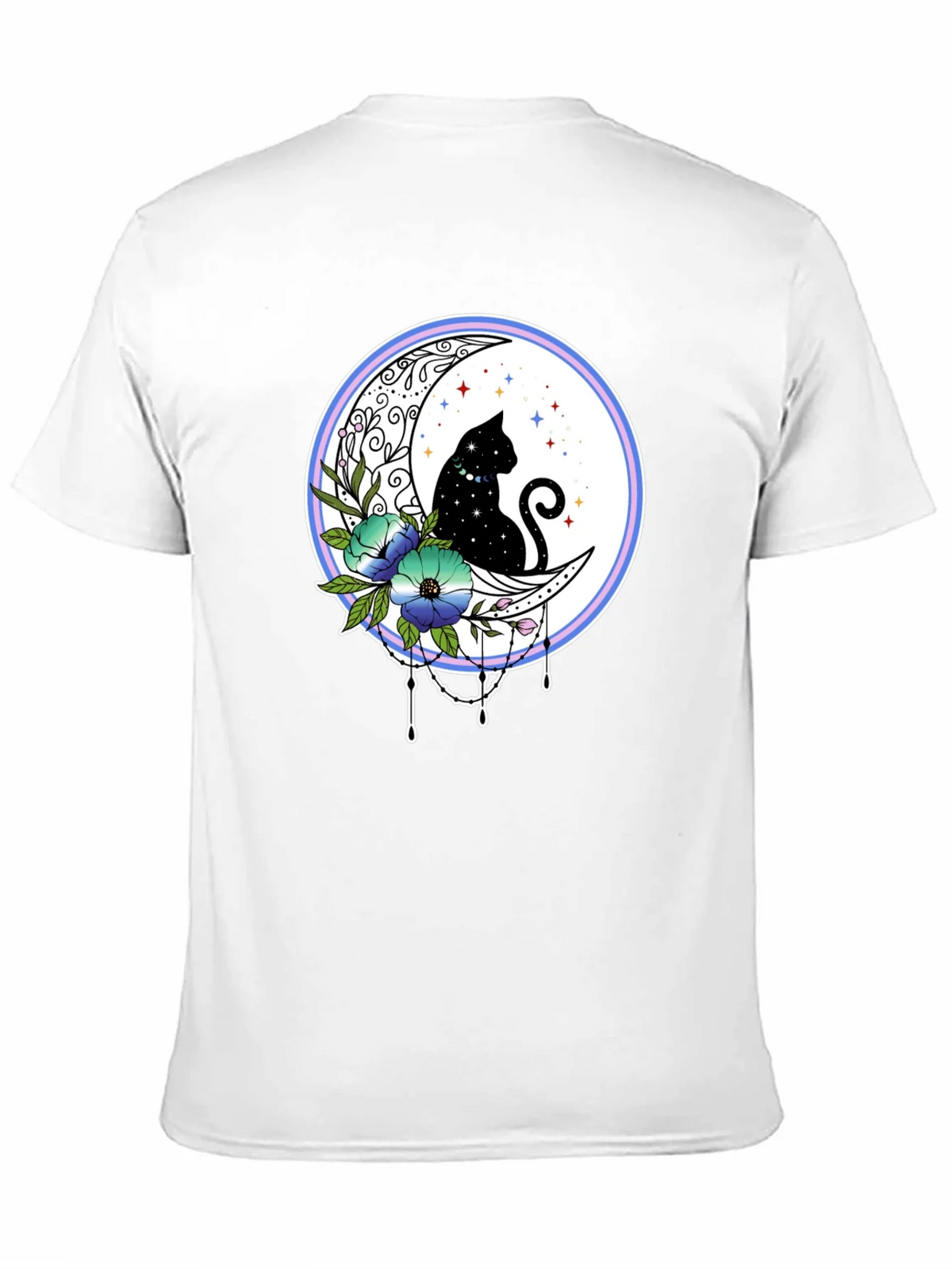 Celestial Cat on Moon T-Shirt product image 10