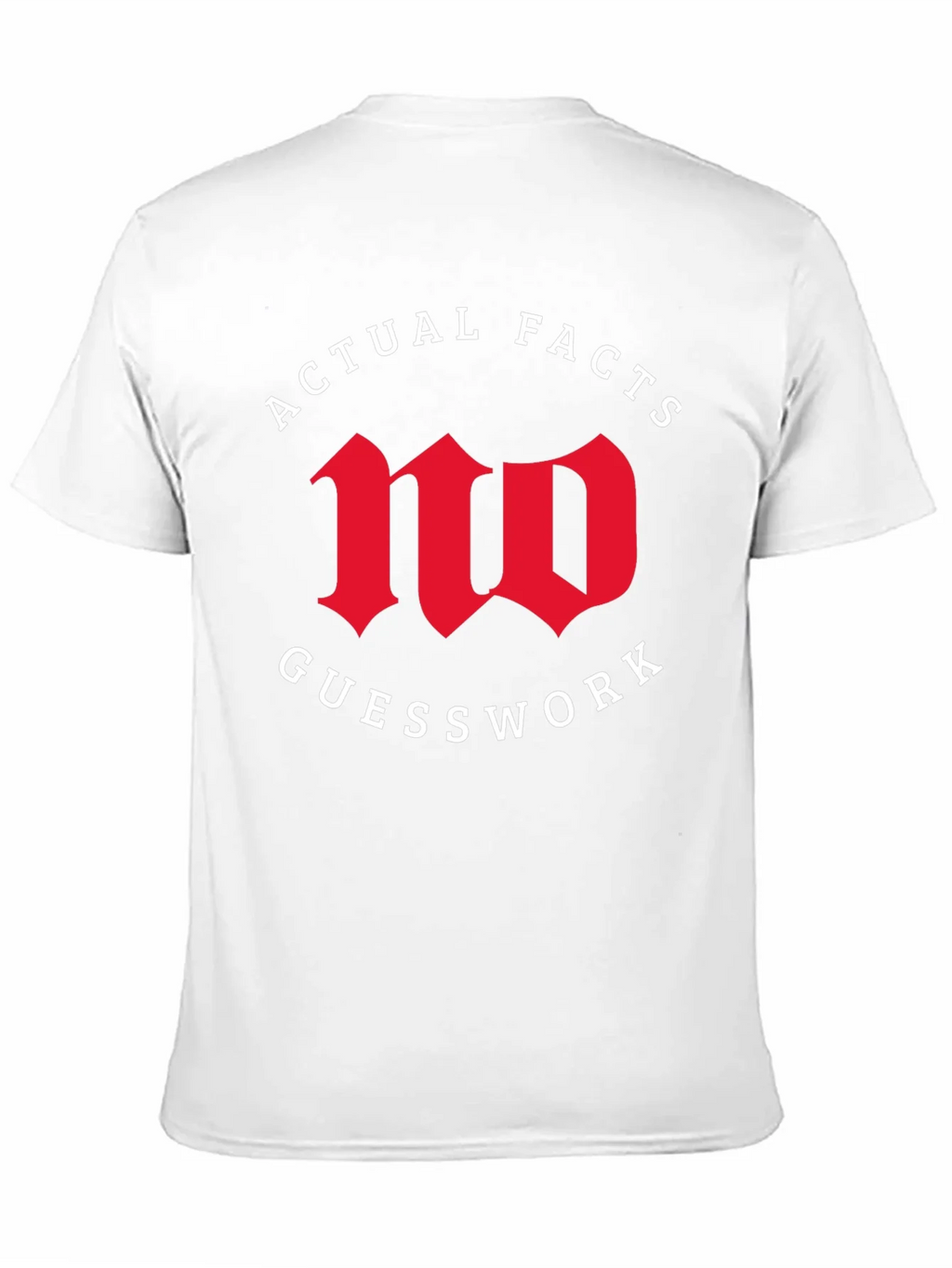 Actual Facts No Guesswork Graphic Tee product image 10