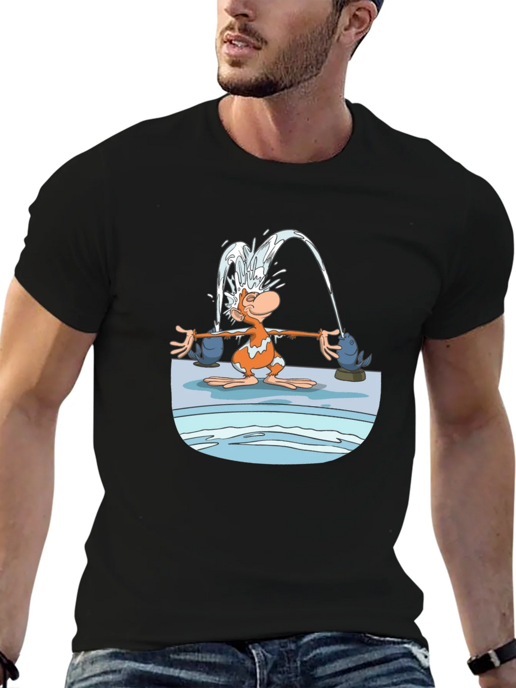Fun Cartoon Monkey Graphic T-Shirt product image 6