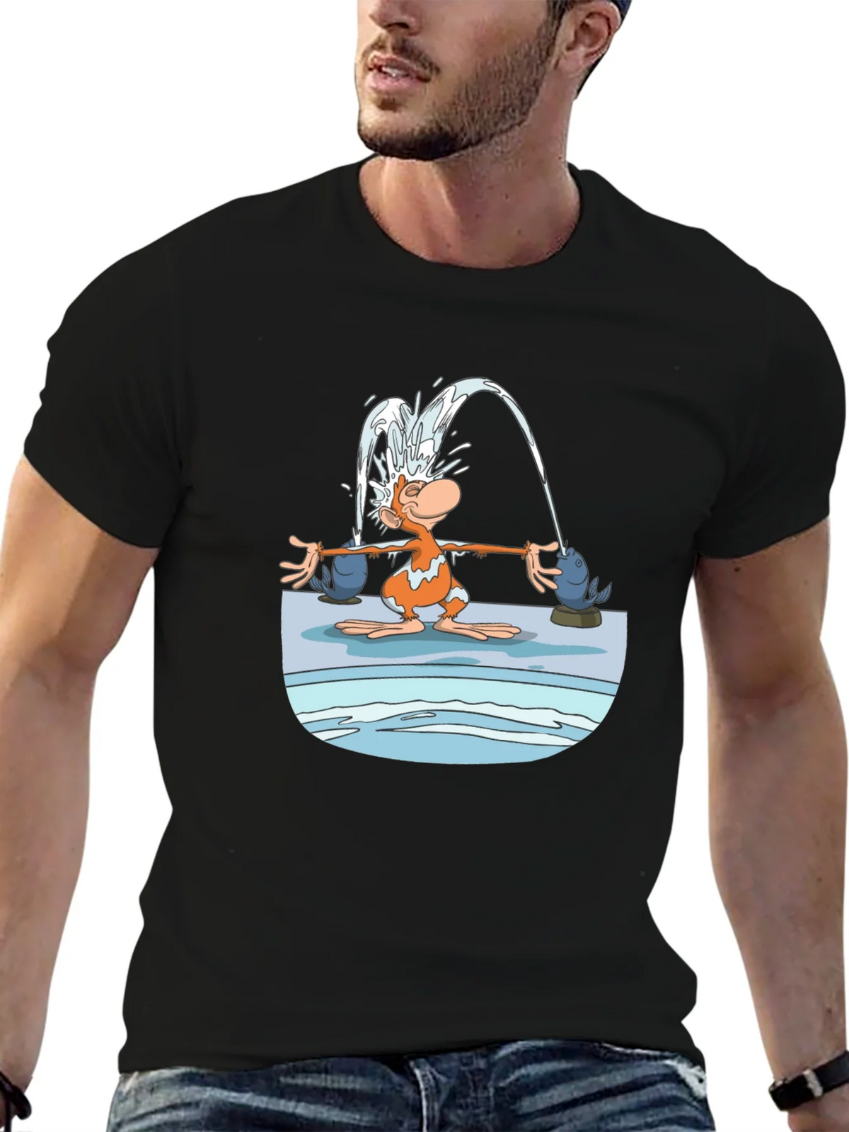 Fun Cartoon Monkey Graphic T-Shirt product image 6