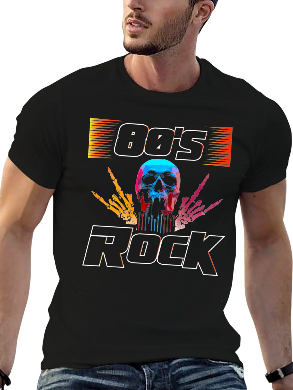 80s Rock Graphic T-Shirt product image 4