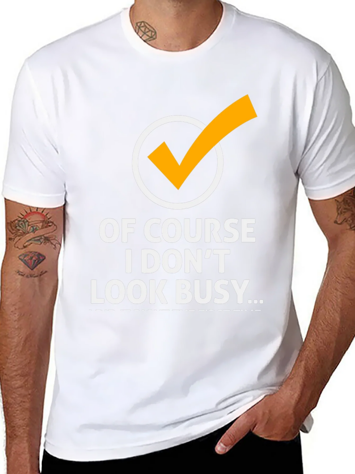 Of Course I Dont Look Busy Graphic Tee product image 7