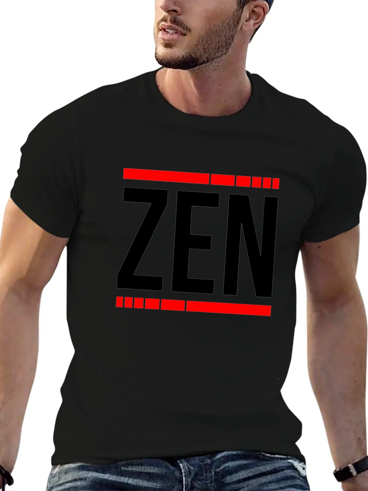 Zen Graphic T-Shirt - Stylish Black Tee for Men product image 6