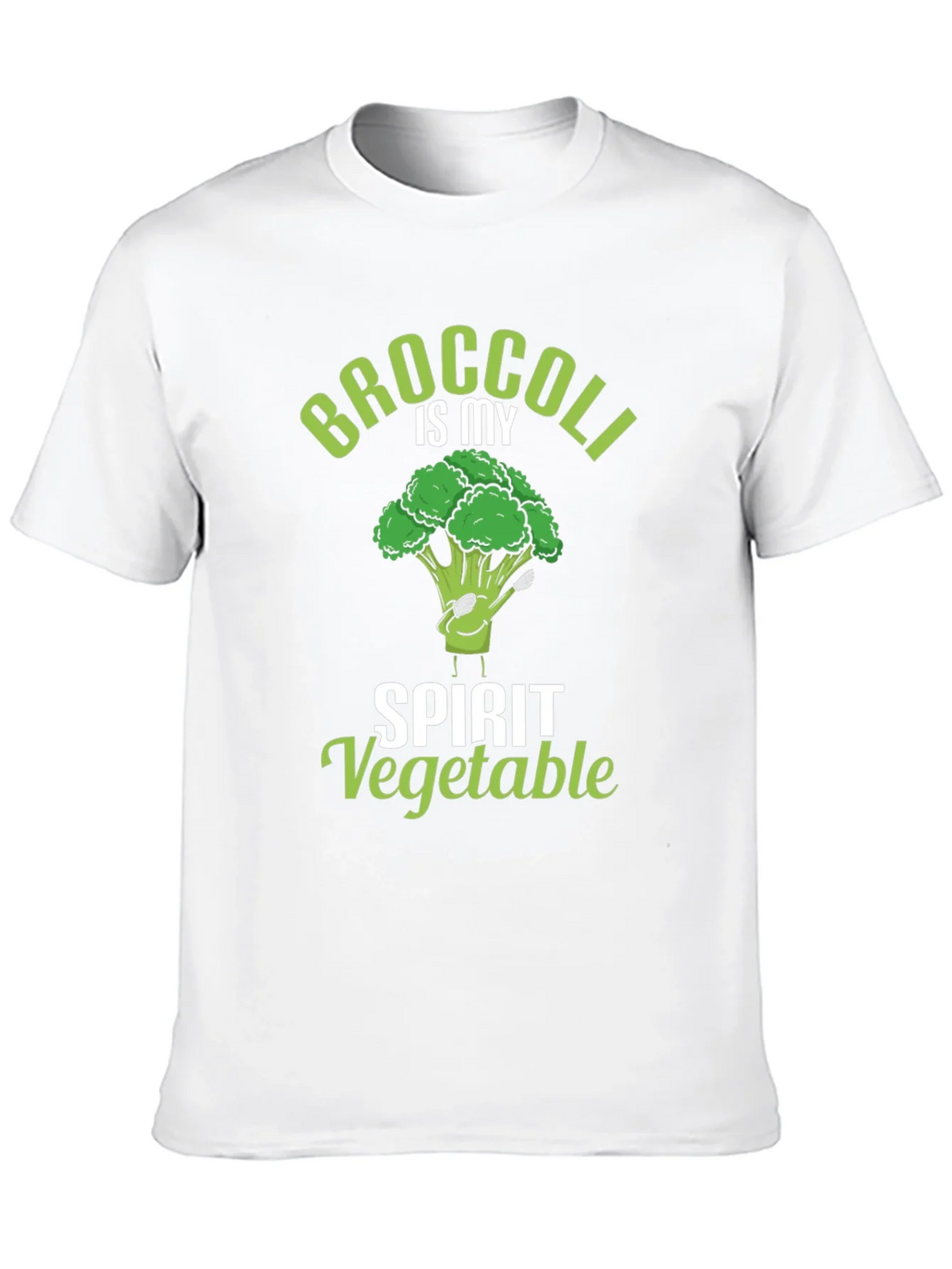 Broccoli is My Spirit Vegetable Black T-Shirt product image 9