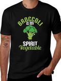 Broccoli is My Spirit Vegetable Black T-Shirt product image 1