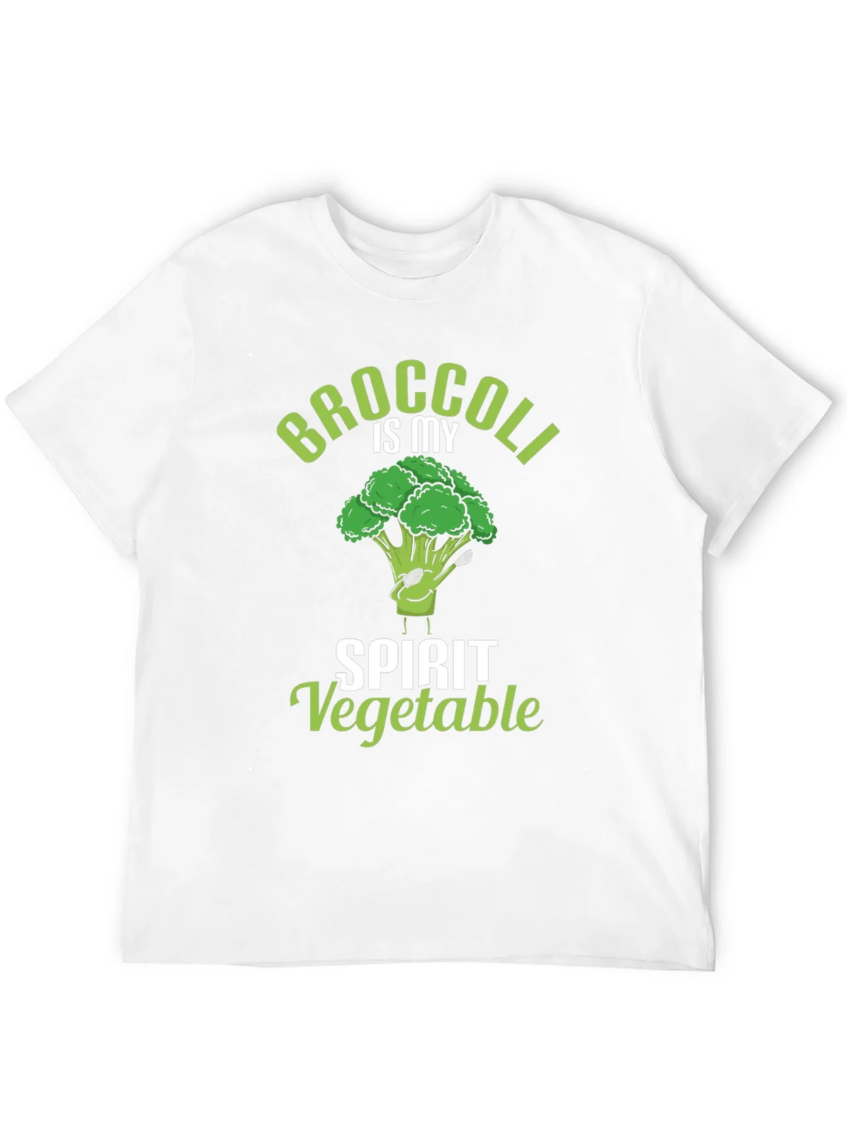 Broccoli is My Spirit Vegetable Black T-Shirt product image 11