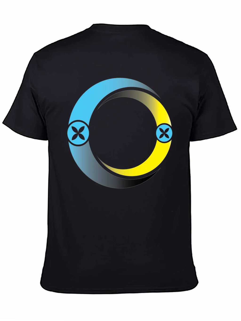 Circle Logo Black T-Shirt: Modern Casual Style product image 3