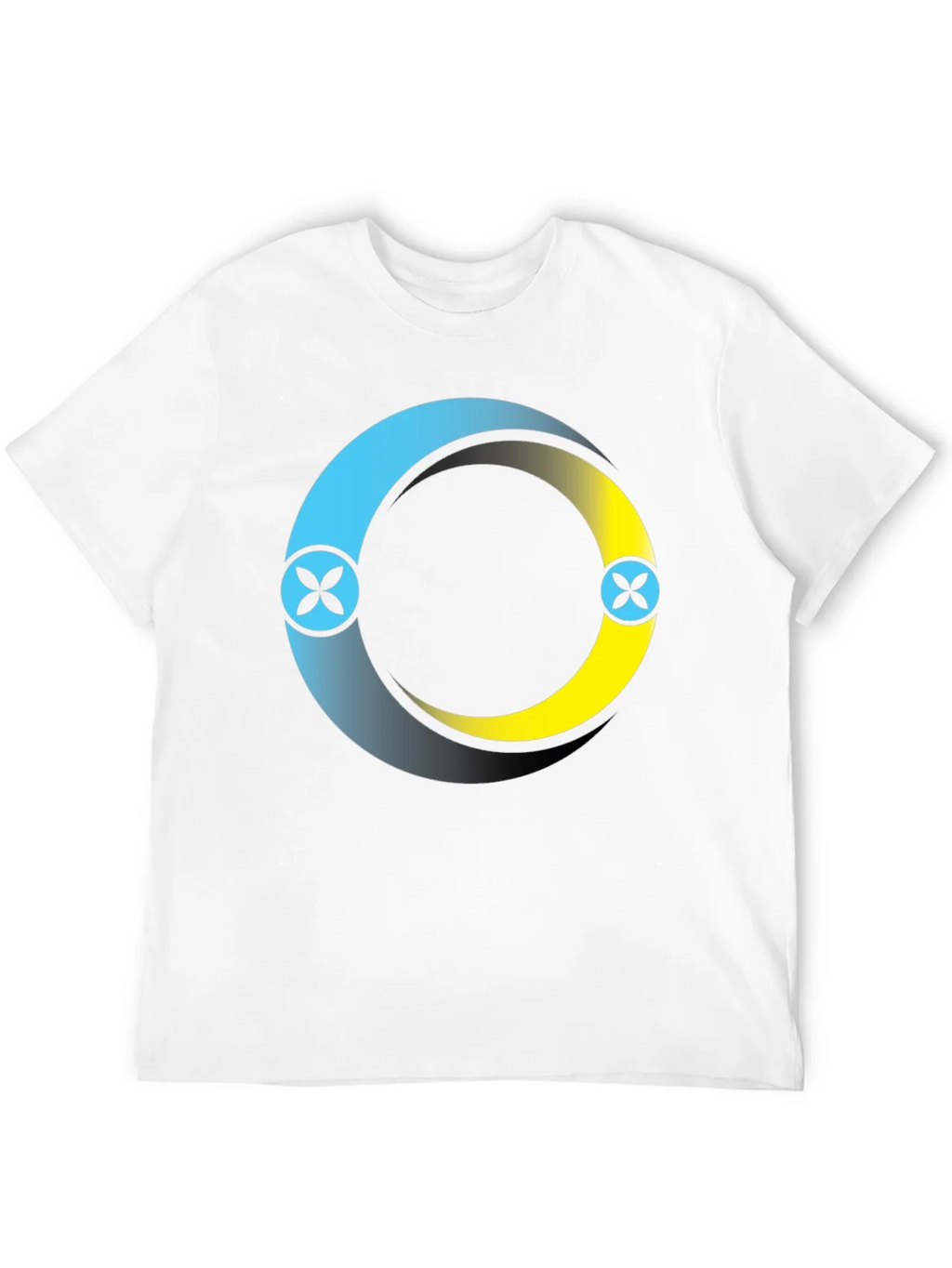 Circle Logo Black T-Shirt: Modern Casual Style product image 8