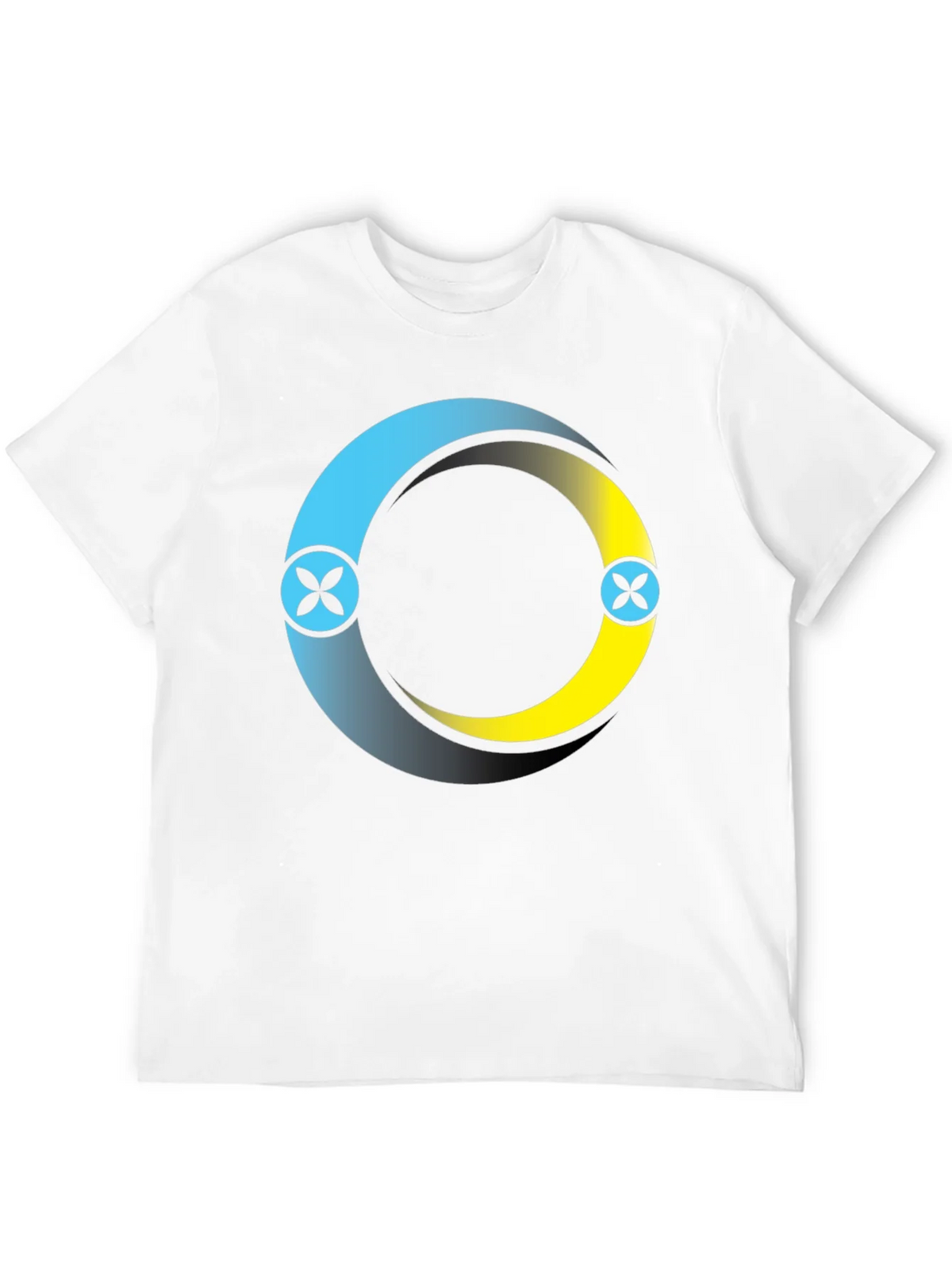 Circle Logo Black T-Shirt: Modern Casual Style product image 8