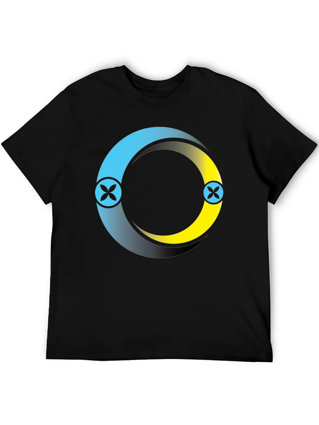 Circle Logo Black T-Shirt: Modern Casual Style product image 4