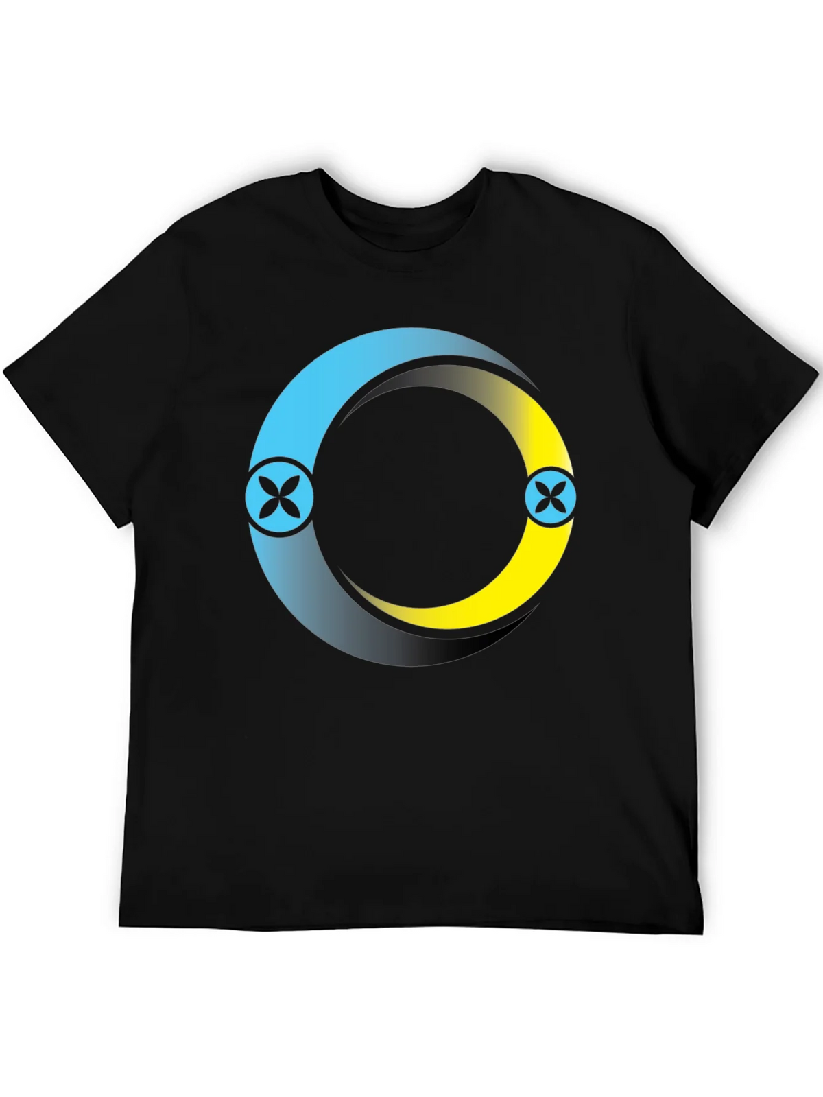 Circle Logo Black T-Shirt: Modern Casual Style product image 4