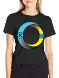 Circle Logo Black T-Shirt: Modern Casual Style product image 1