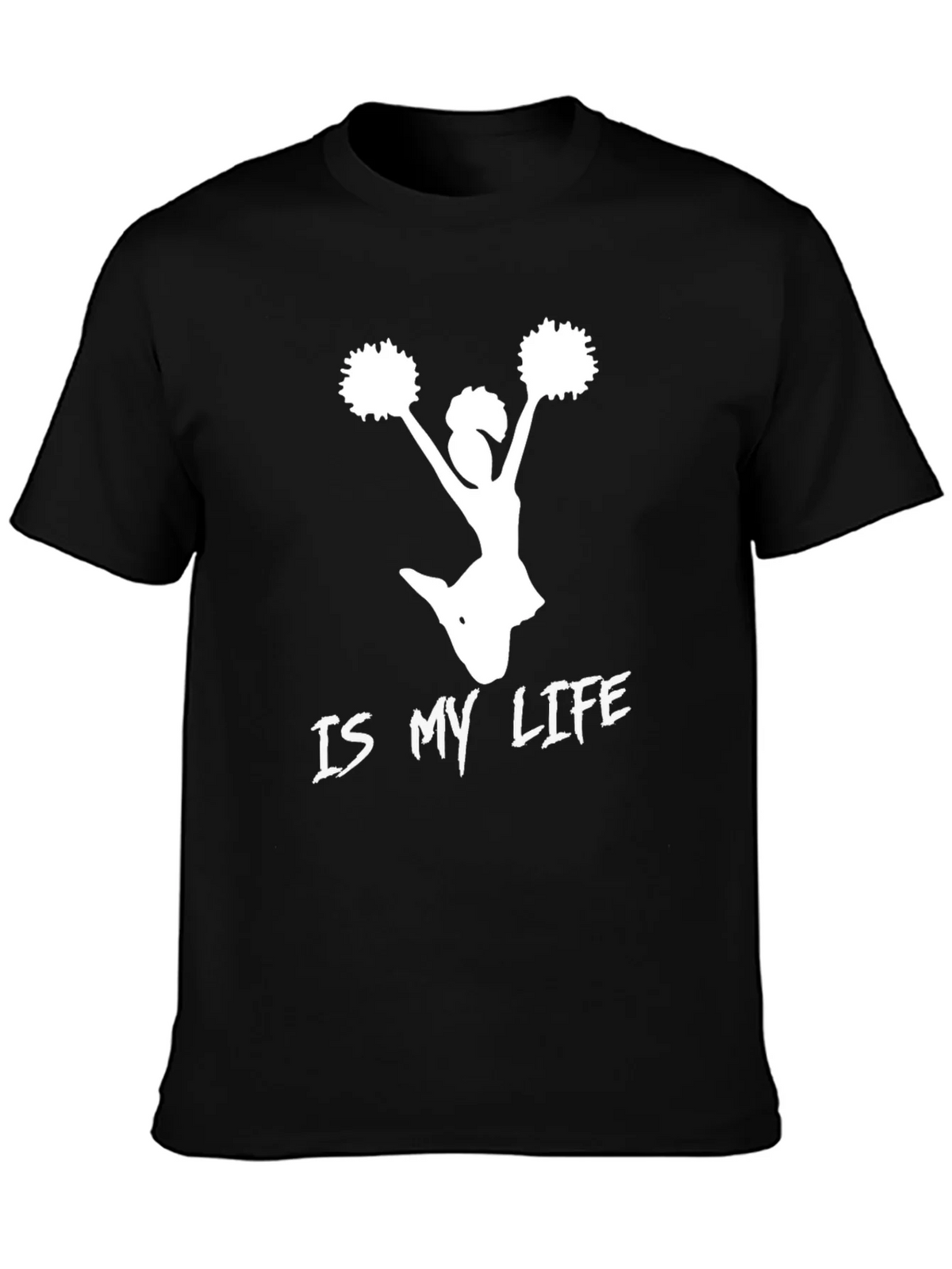 Cheerleader Is My Life T-Shirt - Black product image 3
