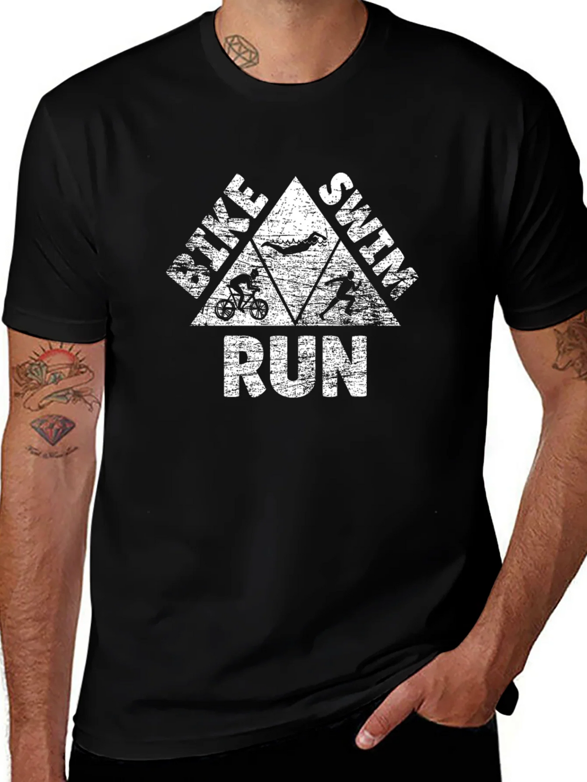 Triathlon T-Shirt: Bike Swim Run product image 1