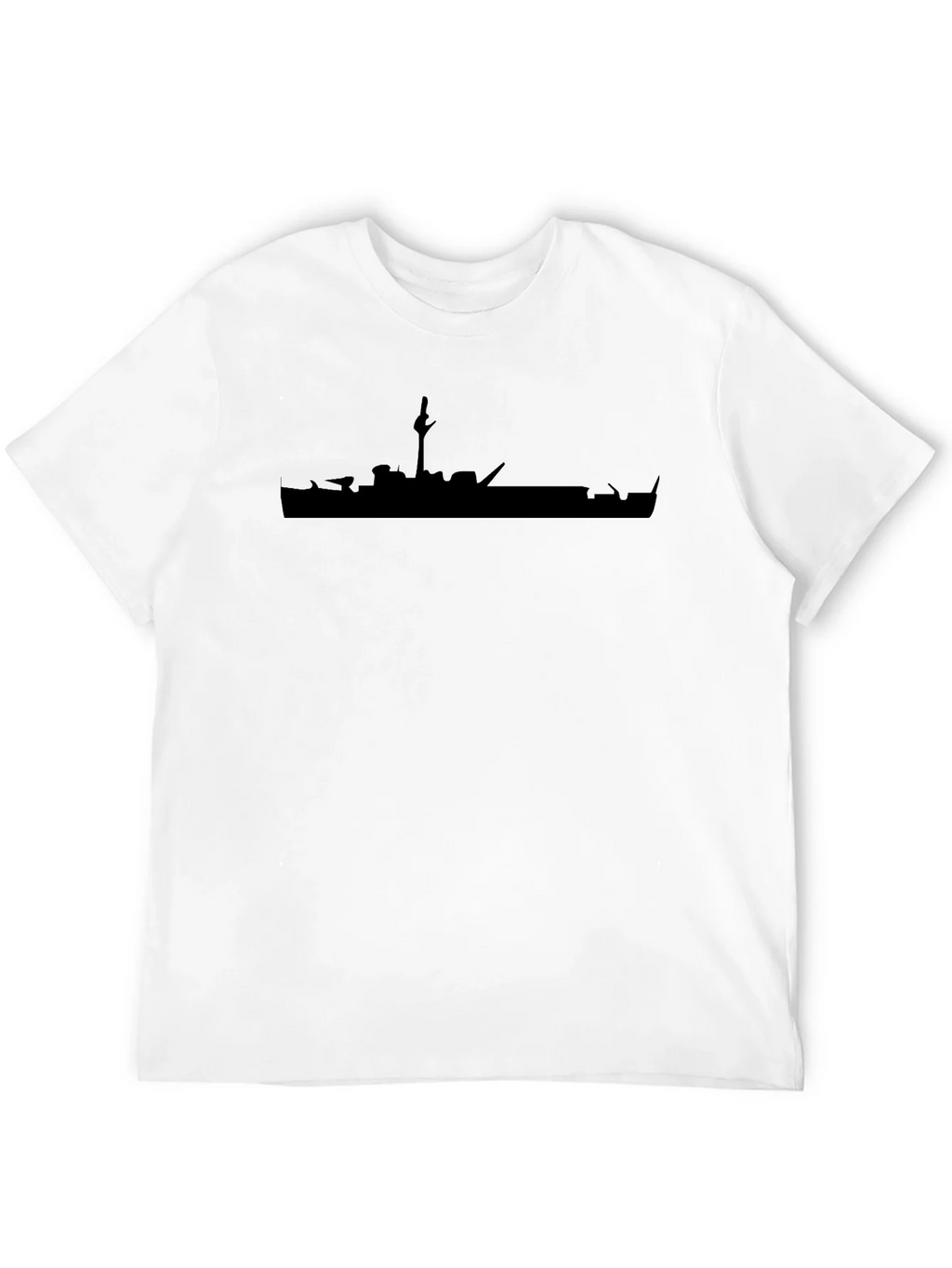 Black Ship Silhouette Graphic Tee product image 3