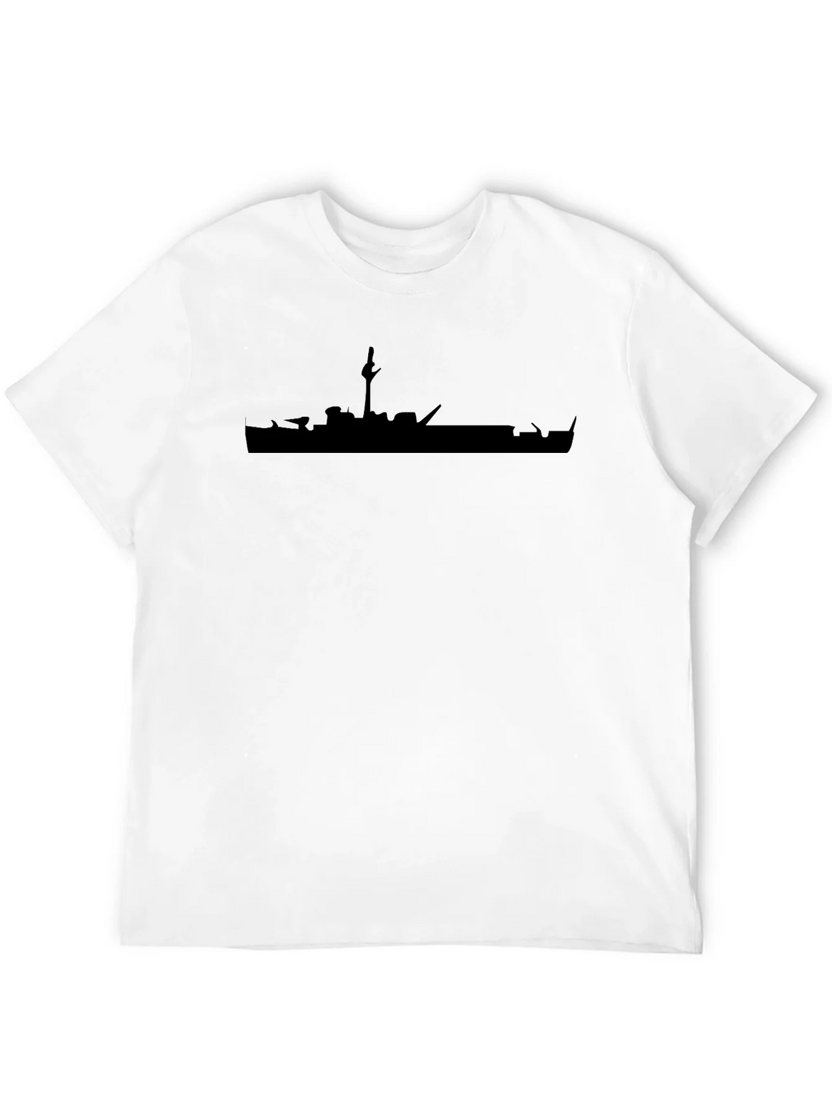 Black Ship Silhouette Graphic Tee product image 3