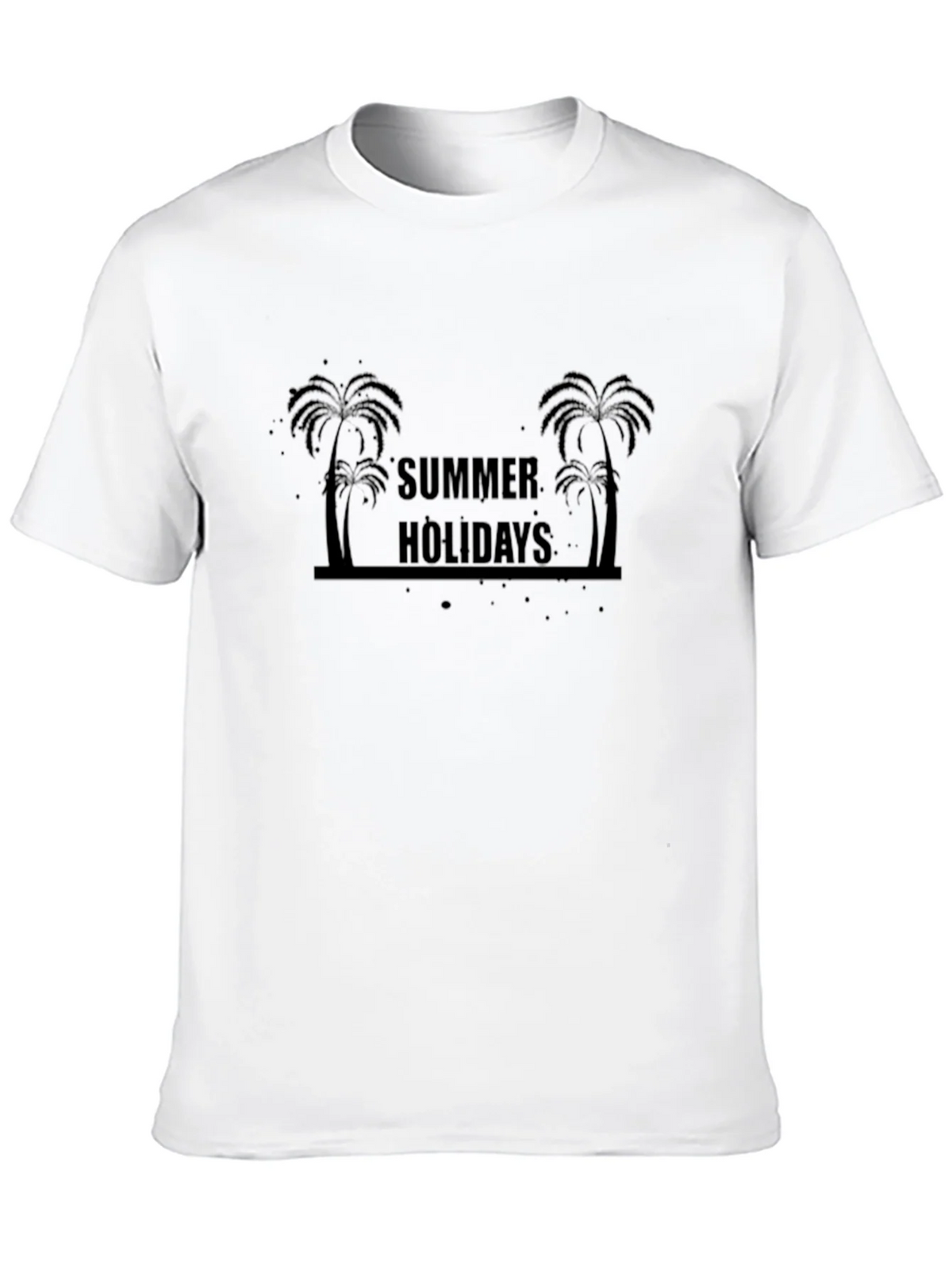 Summer Holiday Palm Tree Black T-Shirt product image 9