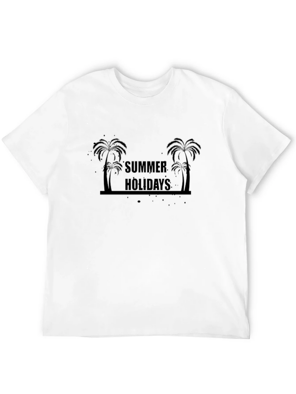 Summer Holiday Palm Tree Black T-Shirt product image 11