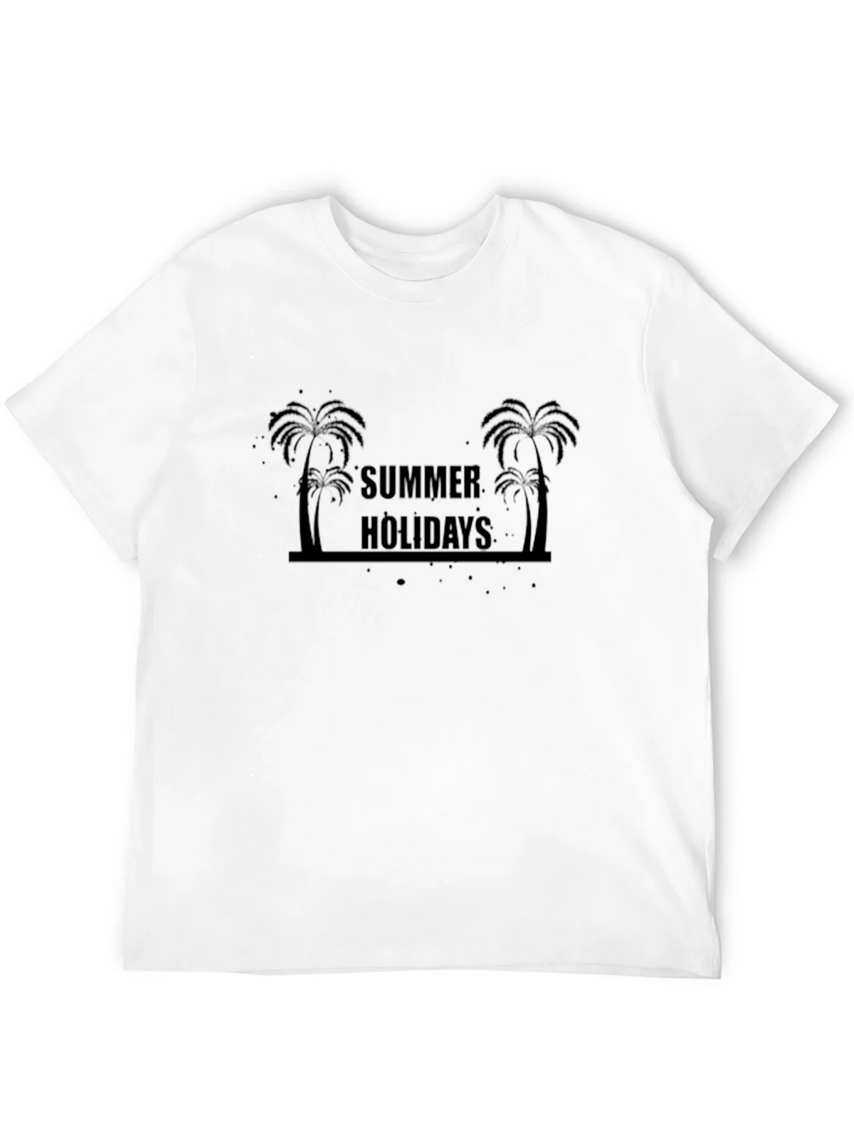 Summer Holiday Palm Tree Black T-Shirt product image 11
