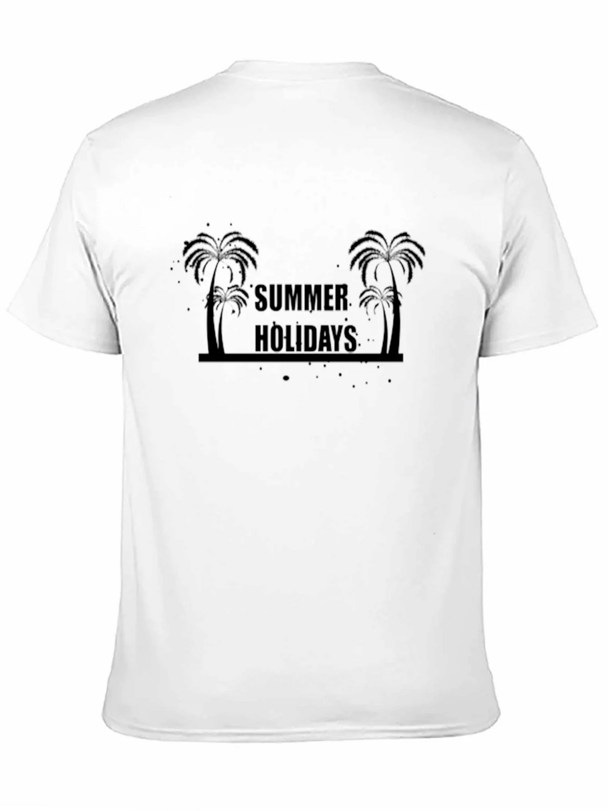 Summer Holiday Palm Tree Black T-Shirt product image 10